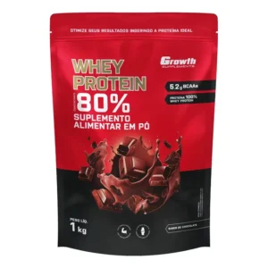 Whey Protein Concentrado Growth Supplements Chocolate 1kg